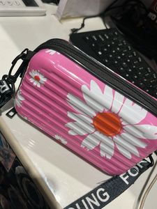 Pink Floral Crossbody Bag