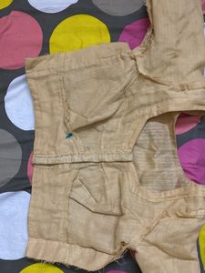 Light Beige / Tan Color Saree With Blouse