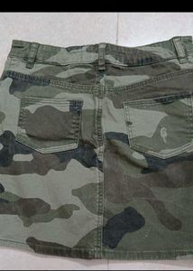 Camo Mini Skirt