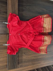 Adorable Red Ethnic Dress