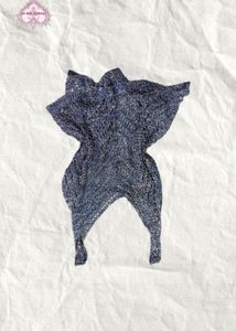 Stylish Blue Knit Tank Top