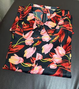 Floral Print Button-Down Shirt
