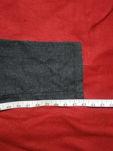 Gray Straight Leg Jeans