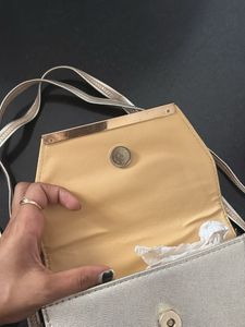 Elegant Silver Crossbody Bag