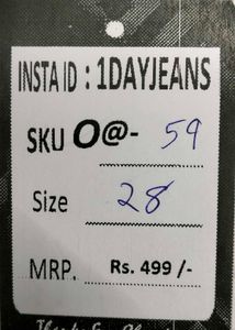 women black bootcut jeans size 28 (O-59)