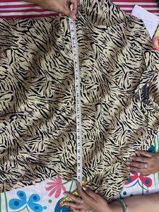 Tiger Print Women Shirt For Casual Wear