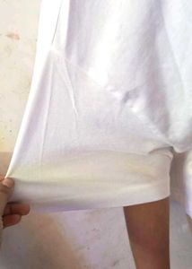 Floral Graphic Print White Tee