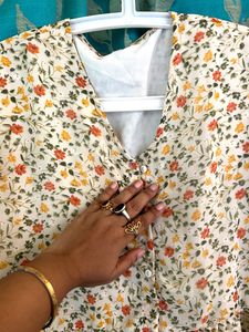 Beige Colour sophisticated midi dress