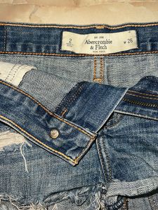 Distressed Denim Cutoff Shorts