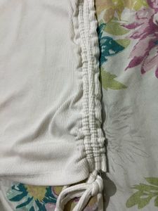 Cute White Cropped Top