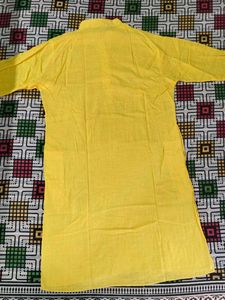 Men Yellow Kurta