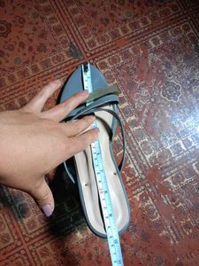 Gray &amp; Gold Strappy Sandals