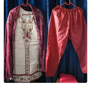 Elegant Embroidered Salwar Suit