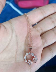 giva 925 silver (Rose Gold) Wreath Jewelry Set