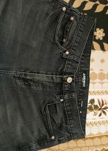 Stylish Gray Denim Jeans