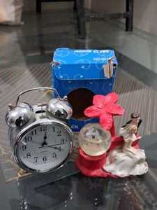 Alarm Clock &amp; Figurines Set