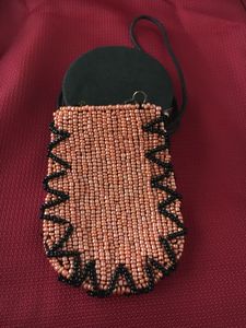 Vintage Beaded Purse necklace