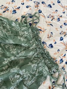 Floral Sage Maxi Dress