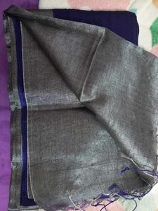 Elegant Two-Tone Tissue Saree