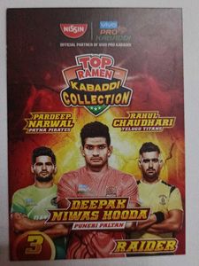 Top Ramen Pro kabaddi League 9 Cards
