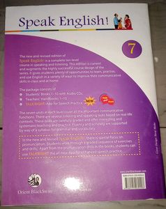 Speak English Text Book +CD 📀