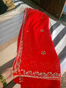 Beauty Ful Red Saree
