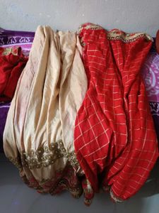 Elegant Cotton Lehenga Saree