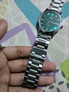 Titan Green Dial Watch