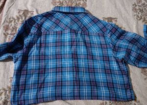 Regular Fit Checkered Shirt For Women