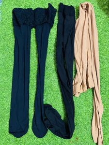 Stocking With. Garter Belt