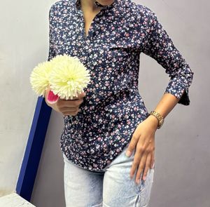Dark Blue Shirt Women