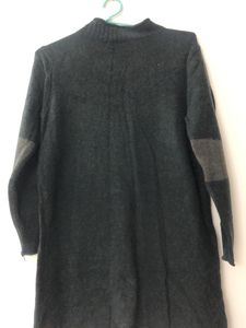 Black&amp; Grey  Woolen Tunic dress(Warm) Winter Wear For M-L Size