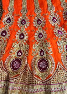 Gorgeous Pink &amp; Orange Lehenga