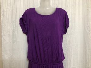 Blue Short Sleeve Jumpsuit