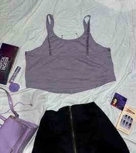 Ribbed Lavender Cami Top