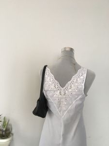 Aesthetic White Cotton Dress