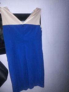 Navy Blue Western Dress