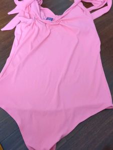 Pink Swimwear Bodysuit