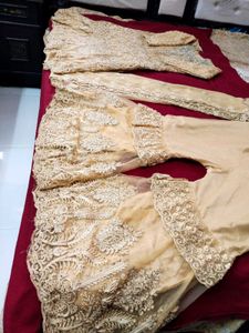 full work dress with double flared Bottom and wor