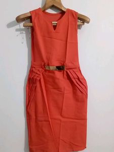Chic Orange Dress
