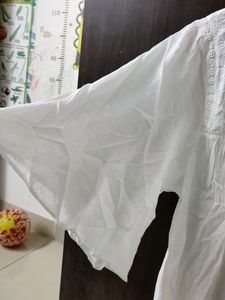 White embroidered top chest 36&#34;-38&#34;