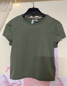 Olive Green Crop Top