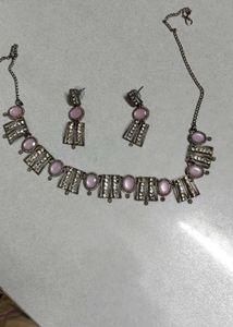 Cubic Zirconia/ American Diamond Jewellery Set