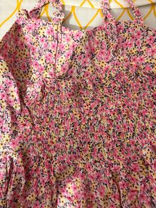 Floral Print Mini Dress
