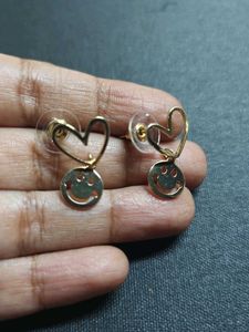 Heart & Smiley Earrings