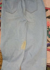 Light Wash Denim Joggers