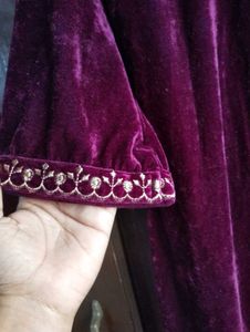 SASSAFRAS Velvet Kurta