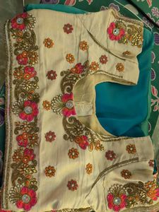 Border Silk Dual Tone Saree