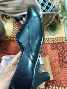 Classic Black Lace-Up Heels