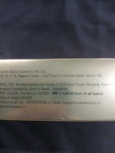 SWISS BEAUTY high Performance Foundation